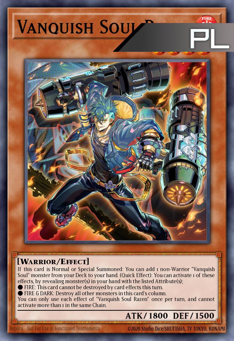 Vanquish Soul Razen - RA05-EN134 - 1st Edition - Platinum Secret Rare