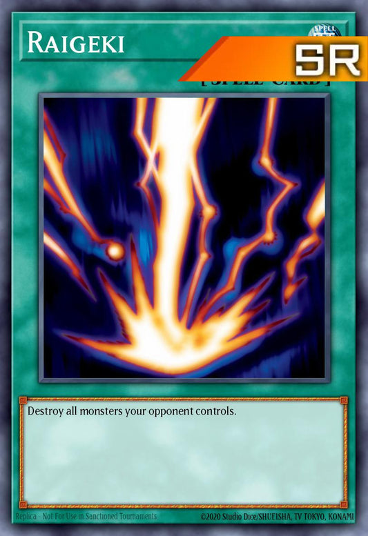 Raigeki - RA05-EN110 - 1st Edition - Super Rare