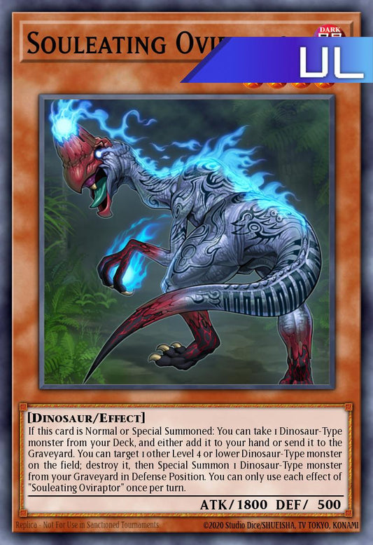 Souleating Oviraptor - RA05-EN011 - 1st Edition - Ultimate Rare