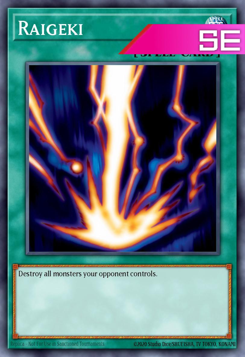 Raigeki - RA05-EN110 - 1st Edition - Secret Rare