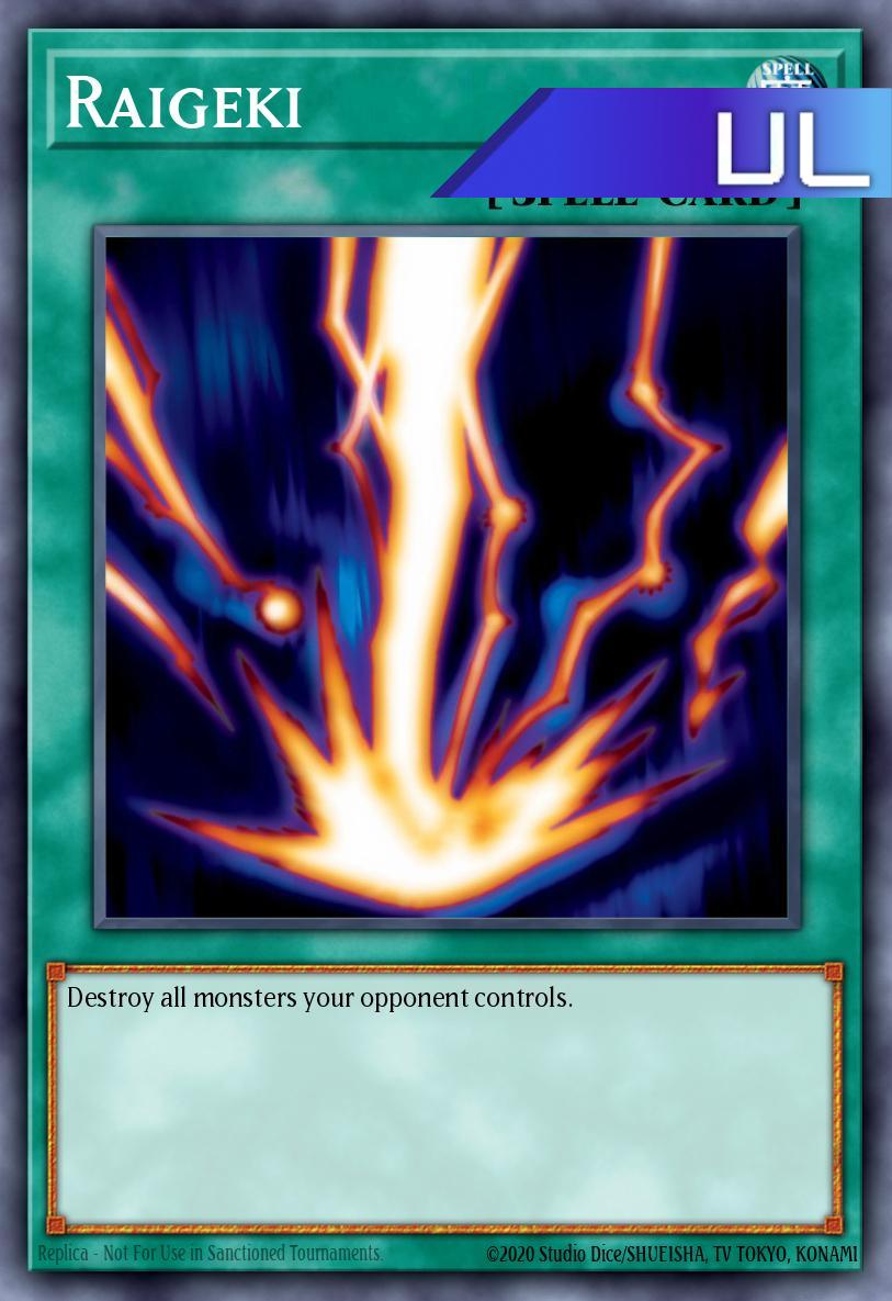 Raigeki - RA05-EN110 - 1st Edition - Ultimate Rare