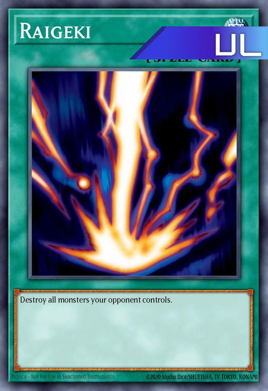 Raigeki - RA05-EN110 - 1st Edition - Ultimate Rare
