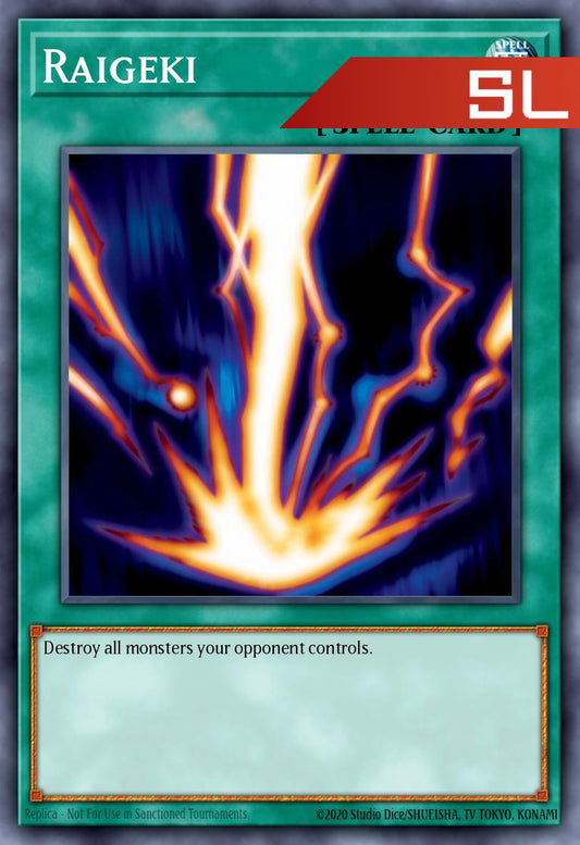 Raigeki - RA05-EN110 - 1st Edition - Starlight Rare