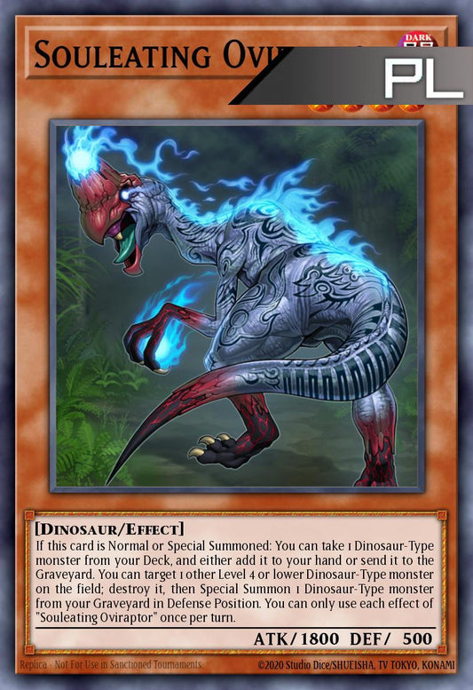 Souleating Oviraptor - RA05-EN011 - 1st Edition - Platinum Secret Rare