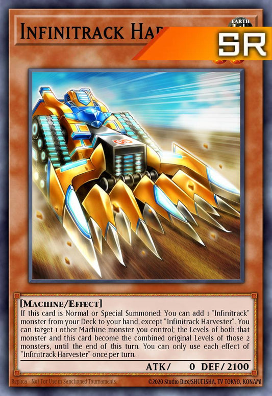 Infinitrack Harvester - RA05-EN014 - 1st Edition - Super Rare
