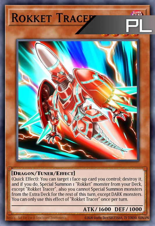 Rokket Tracer - RA05-EN015 - 1st Edition - Platinum Secret Rare