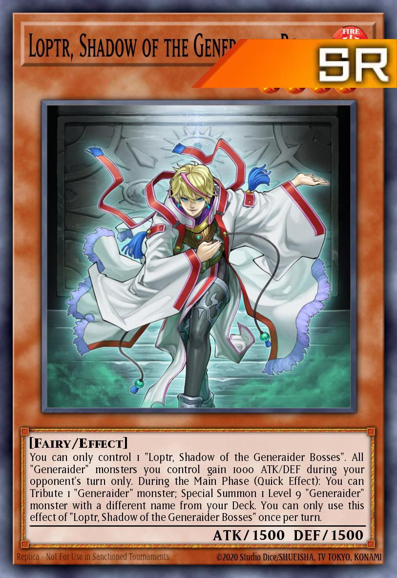 Loptr, Shadow of the Generaider Bosses - RA05-EN016 - 1st Edition - Super Rare