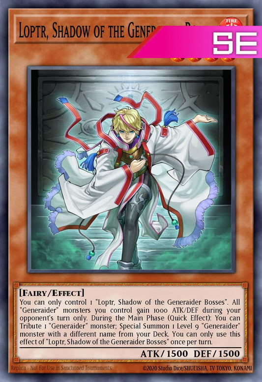 Loptr, Shadow of the Generaider Bosses - RA05-EN016 - 1st Edition - Secret Rare