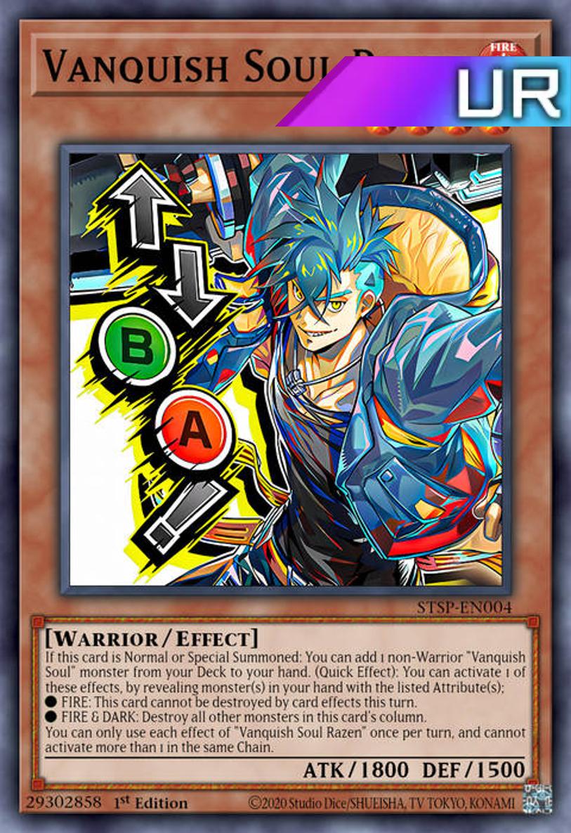 Vanquish Soul Razen (Variant Art) - RA05-EN134 - 1st Edition - Ultra Rare