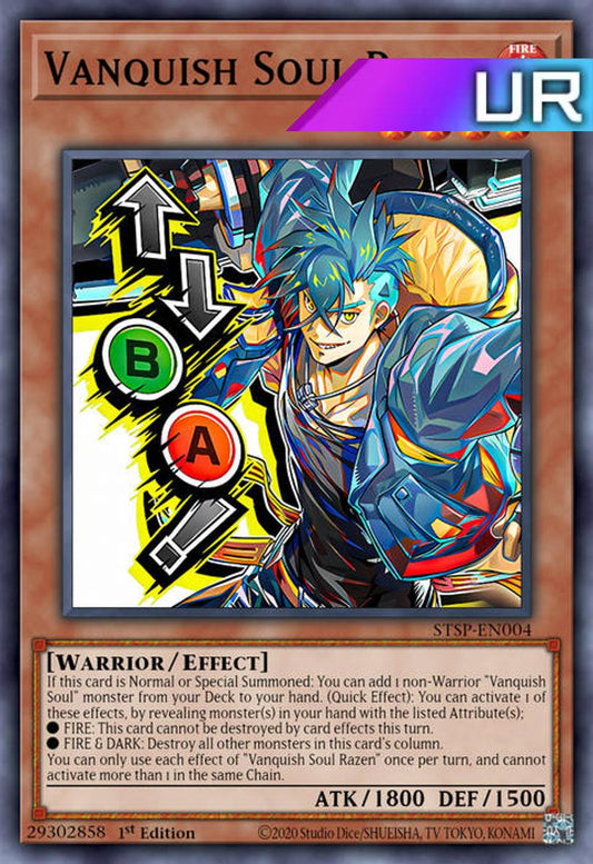 Vanquish Soul Razen (Variant Art) - RA05-EN134 - 1st Edition - Ultra Rare