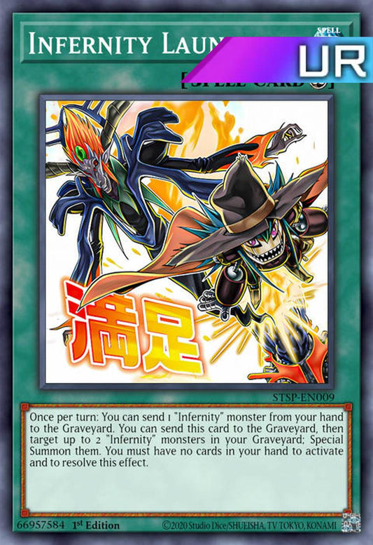 Infernity Launcher (Variant Art) - RA05-EN139 - 1st Edition - Ultra Rare