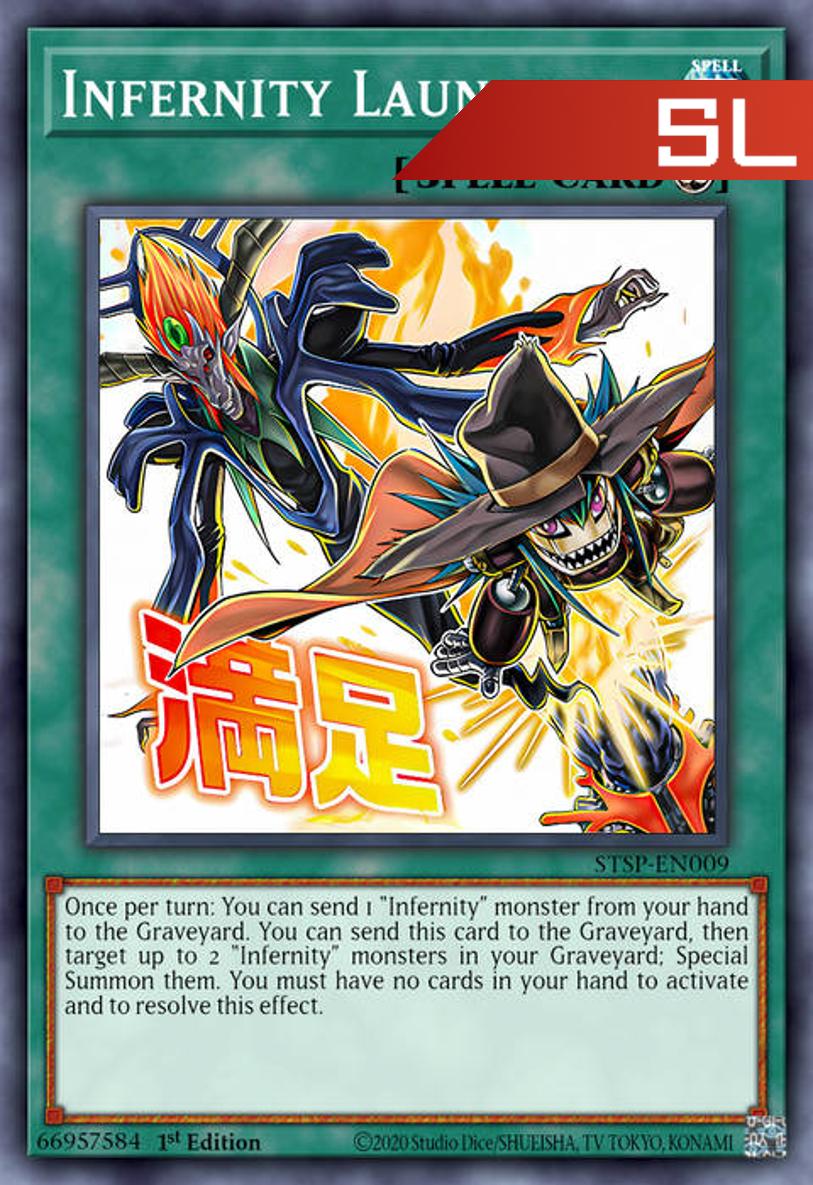 Infernity Launcher (Variant Art) - RA05-EN139 - 1st Edition - Starlight Rare