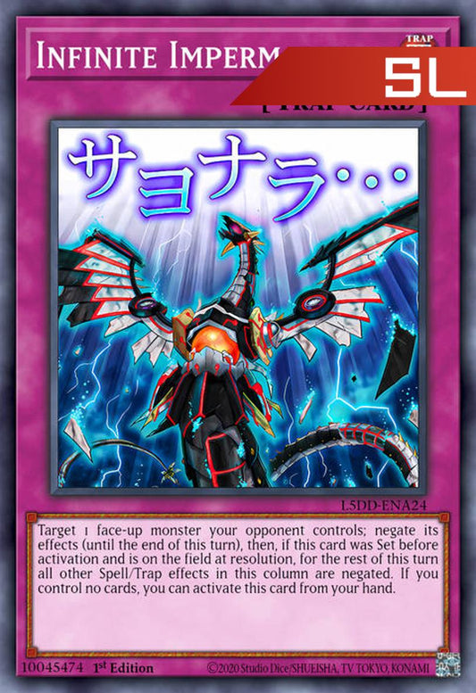 Infinite Impermanence (Variant Art) - RA05-EN140 - 1st Edition - Starlight Rare