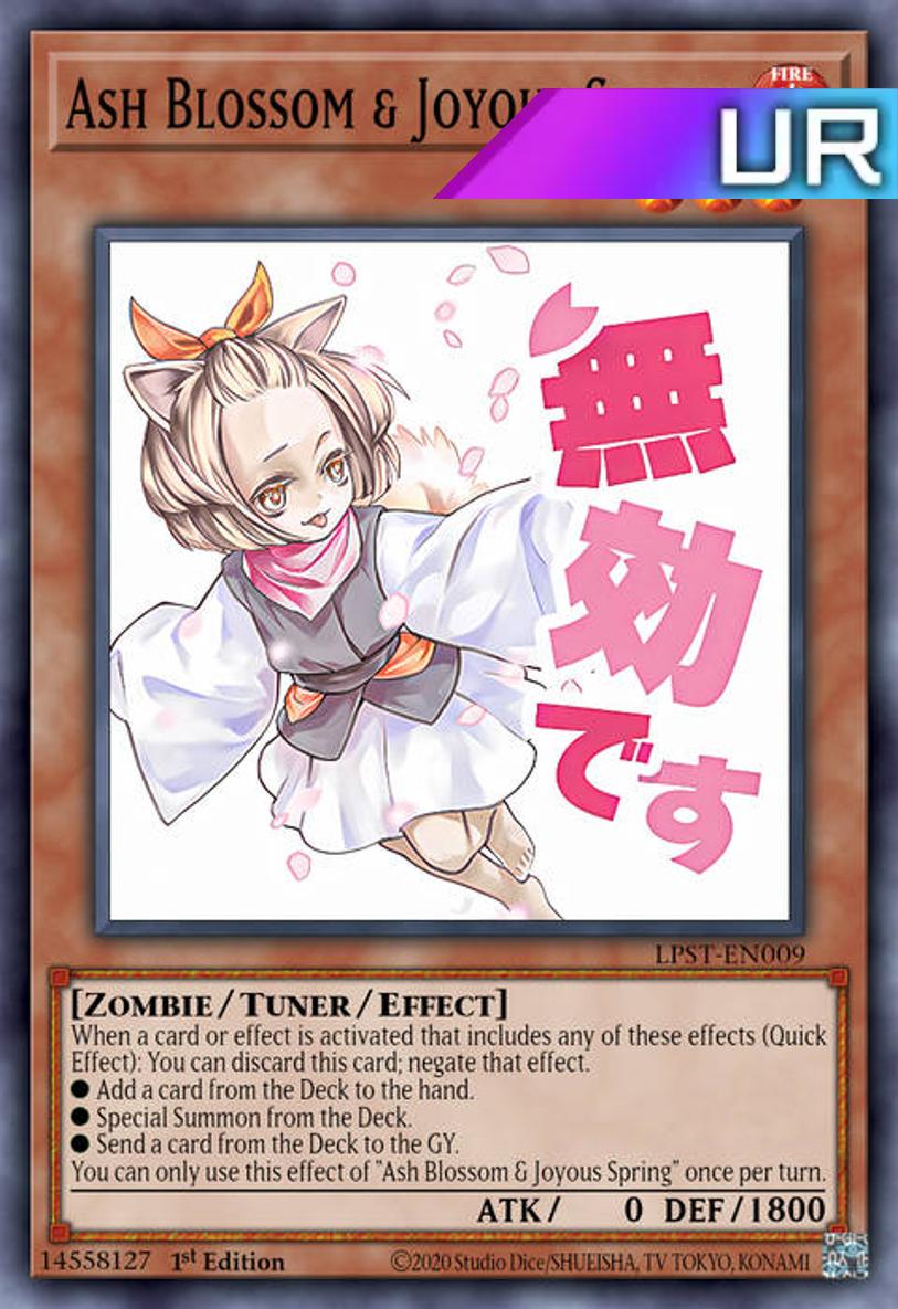 Ash Blossom & Joyous Spring (Variant Art) - RA05-EN091 - 1st Edition - Ultra Rare