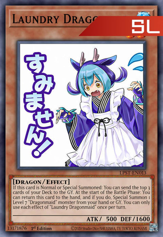 Laundry Dragonmaid (Variant Art) - RA05-EN095 - 1st Edition - Starlight Rare