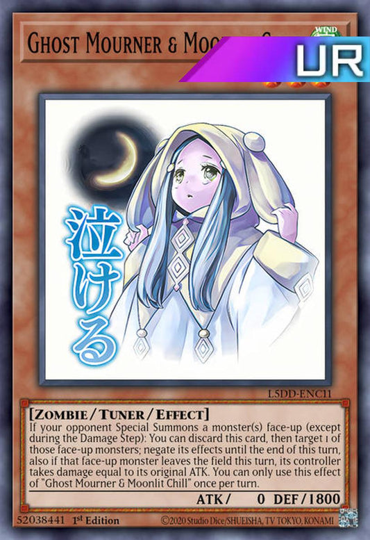Ghost Mourner & Moonlit Chill (Variant Art) - RA05-EN096 - 1st Edition - Ultra Rare