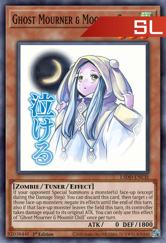 Ghost Mourner & Moonlit Chill (Variant Art) - RA05-EN096 - 1st Edition - Starlight Rare
