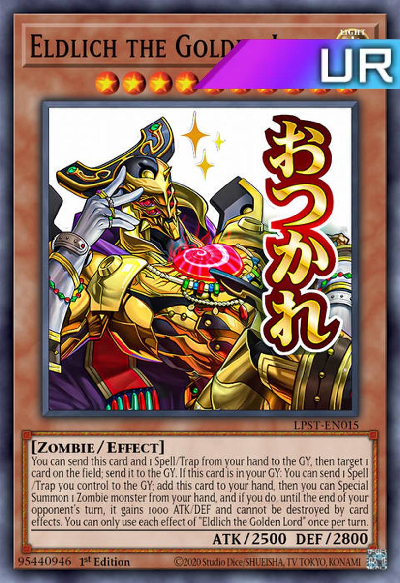 Eldlich the Golden Lord (Variant Art) - RA05-EN097 - 1st Edition - Ultra Rare