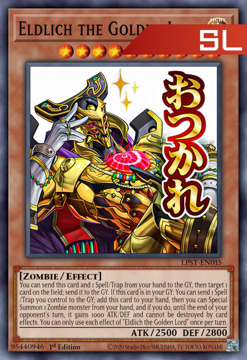 Eldlich the Golden Lord (Variant Art) - RA05-EN097 - 1st Edition - Starlight Rare