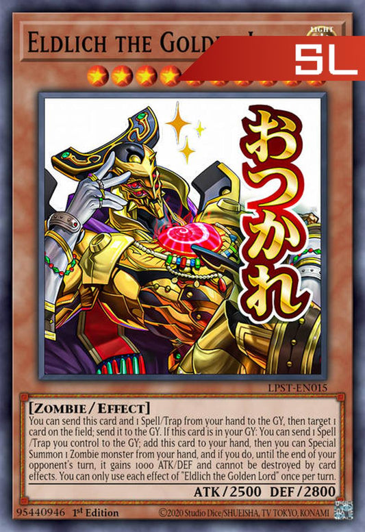Eldlich the Golden Lord (Variant Art) - RA05-EN097 - 1st Edition - Starlight Rare