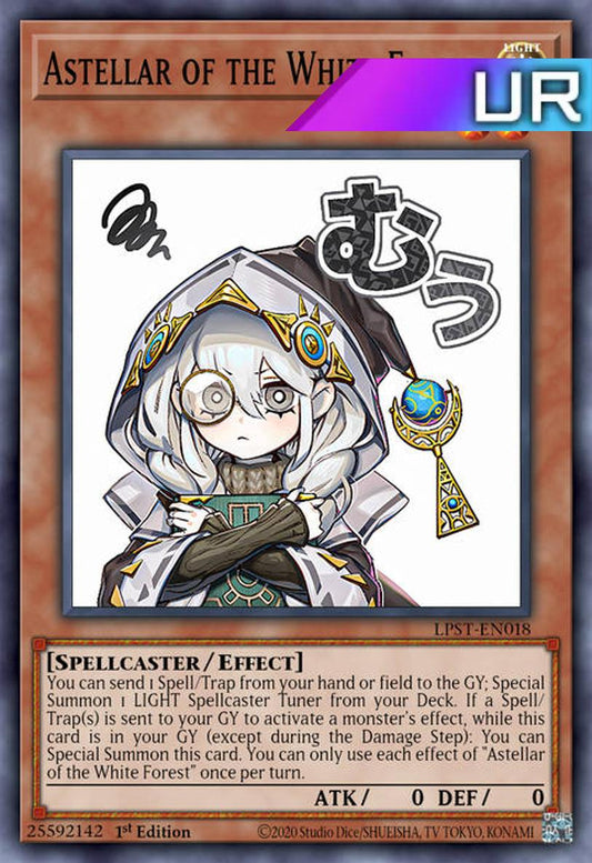 Astellar of the White Forest (Variant Art) - RA05-EN100 - 1st Edition - Ultra Rare