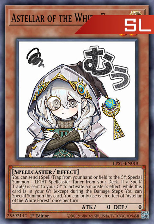 Astellar of the White Forest (Variant Art) - RA05-EN100 - 1st Edition - Starlight Rare