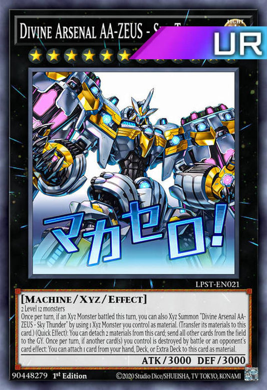 Divine Arsenal AA-ZEUS - Sky Thunder (Variant Art) - RA05-EN103 - 1st Edition - Ultra Rare