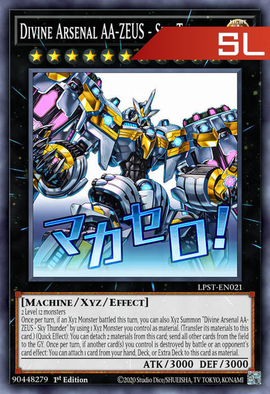 Divine Arsenal AA-ZEUS - Sky Thunder (Variant Art) - RA05-EN103 - 1st Edition - Starlight Rare