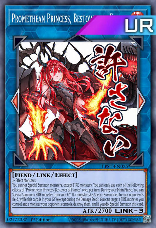 Promethean Princess, Bestower of Flames (Variant Art) - RA05-EN107 - 1st Edition - Ultra Rare