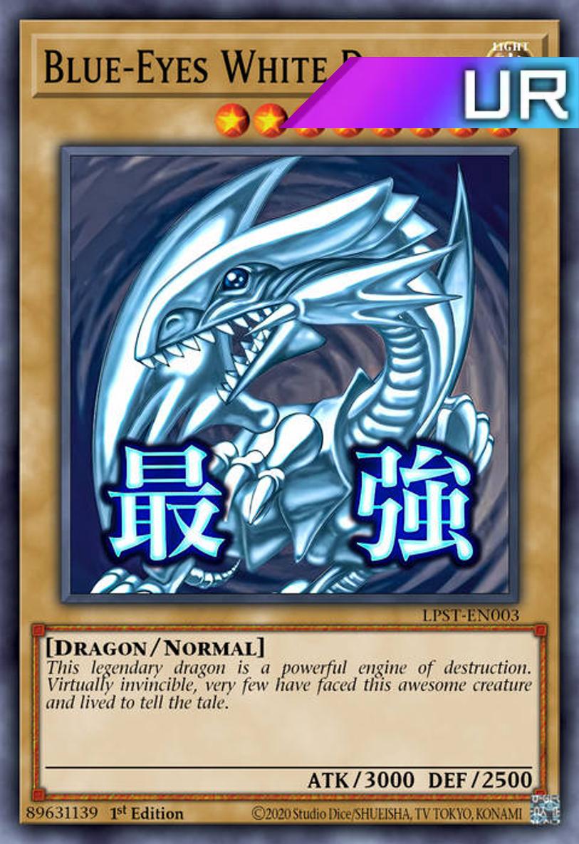 Blue-Eyes White Dragon (Variant Art) - RA05-EN085 - 1st Edition - Ultra Rare