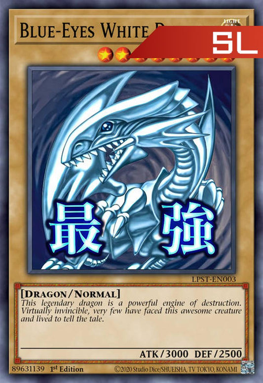 Blue-Eyes White Dragon (Variant Art) - RA05-EN085 - 1st Edition - Starlight Rare