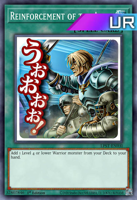 Reinforcement of the Army (Variant Art) - RA05-EN113 - 1st Edition - Ultra Rare