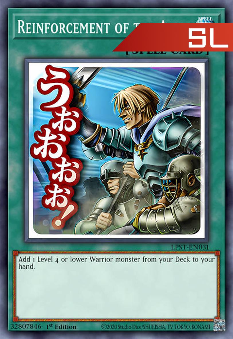 Reinforcement of the Army (Variant Art) - RA05-EN113 - 1st Edition - Starlight Rare