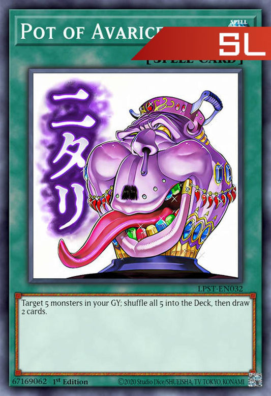 Pot of Avarice (Variant Art) - RA05-EN114 - 1st Edition - Starlight Rare