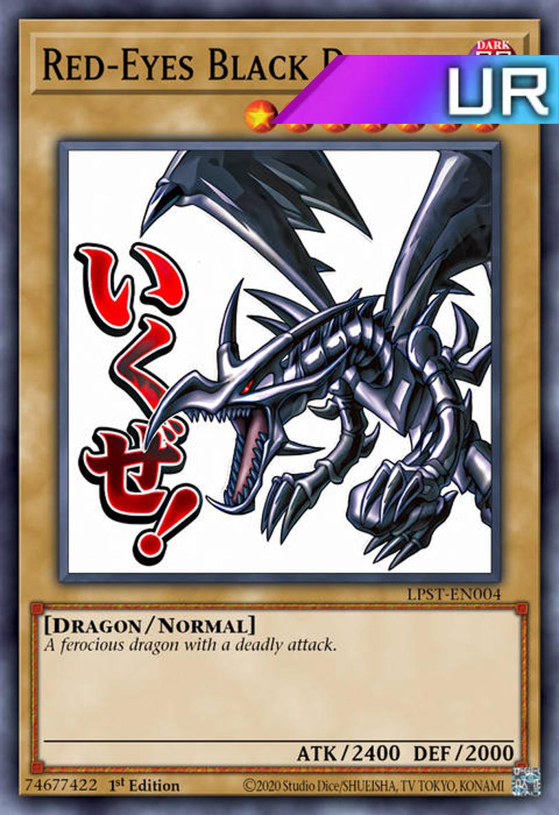 Red-Eyes Black Dragon (Variant Art) - RA05-EN086 - 1st Edition - Ultra Rare