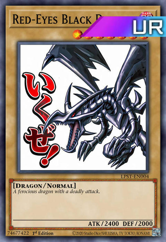 Red-Eyes Black Dragon (Variant Art) - RA05-EN086 - 1st Edition - Ultra Rare