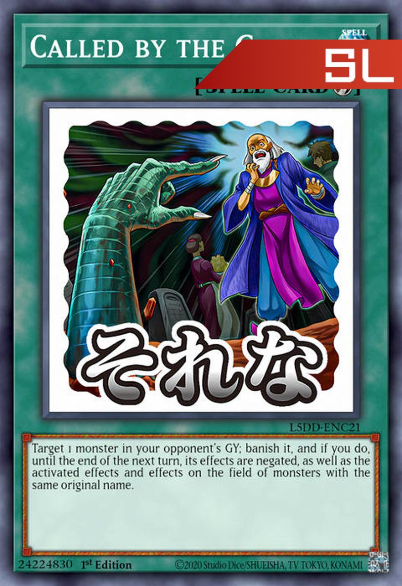 Called by the Grave (Variant Art) - RA05-EN117 - 1st Edition - Starlight Rare