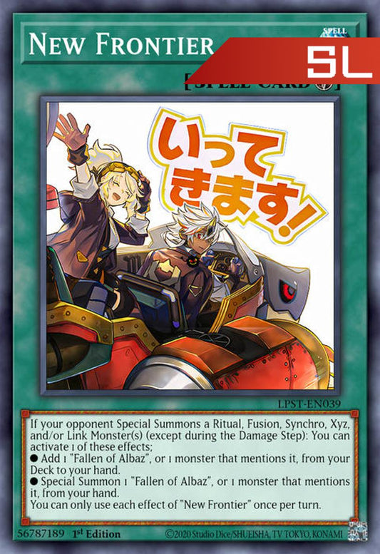 New Frontier (Variant Art) - RA05-EN121 - 1st Edition - Starlight Rare