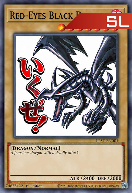 Red-Eyes Black Dragon (Variant Art) - RA05-EN086 - 1st Edition - Starlight Rare