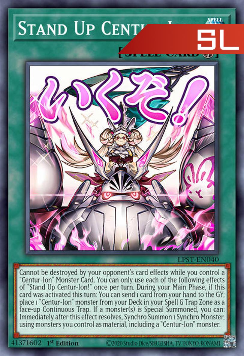 Stand Up Centur-Ion! (Variant Art) - RA05-EN122 - 1st Edition - Starlight Rare
