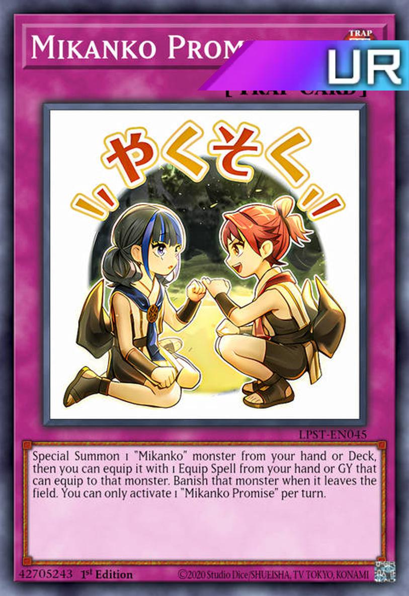 Mikanko Promise (Variant Art) - RA05-EN127 - 1st Edition - Ultra Rare