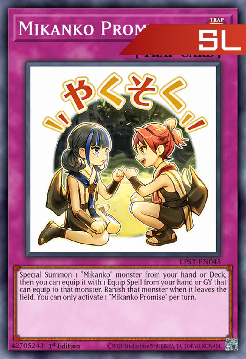 Mikanko Promise (Variant Art) - RA05-EN127 - 1st Edition - Starlight Rare