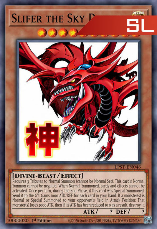 Slifer the Sky Dragon (Variant Art) - RA05-EN128 - 1st Edition - Starlight Rare