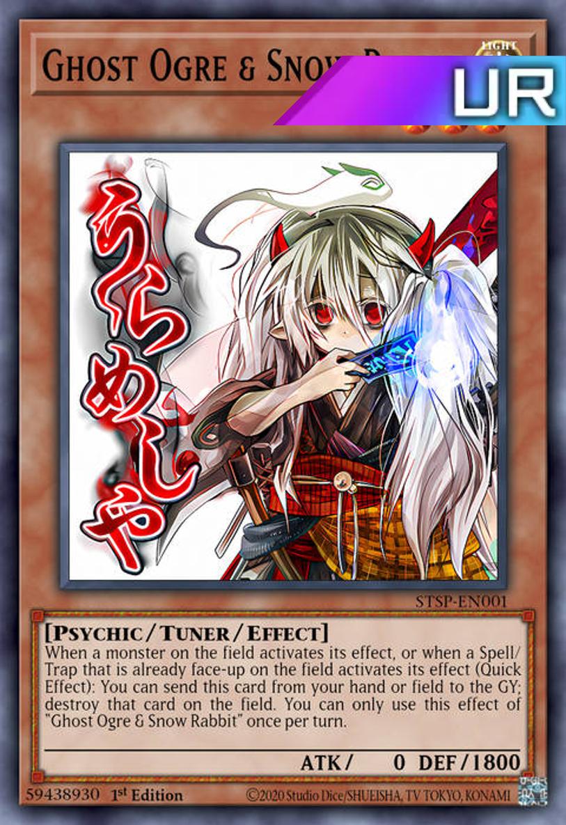 Ghost Ogre & Snow Rabbit (Variant Art) - RA05-EN131 - 1st Edition - Ultra Rare