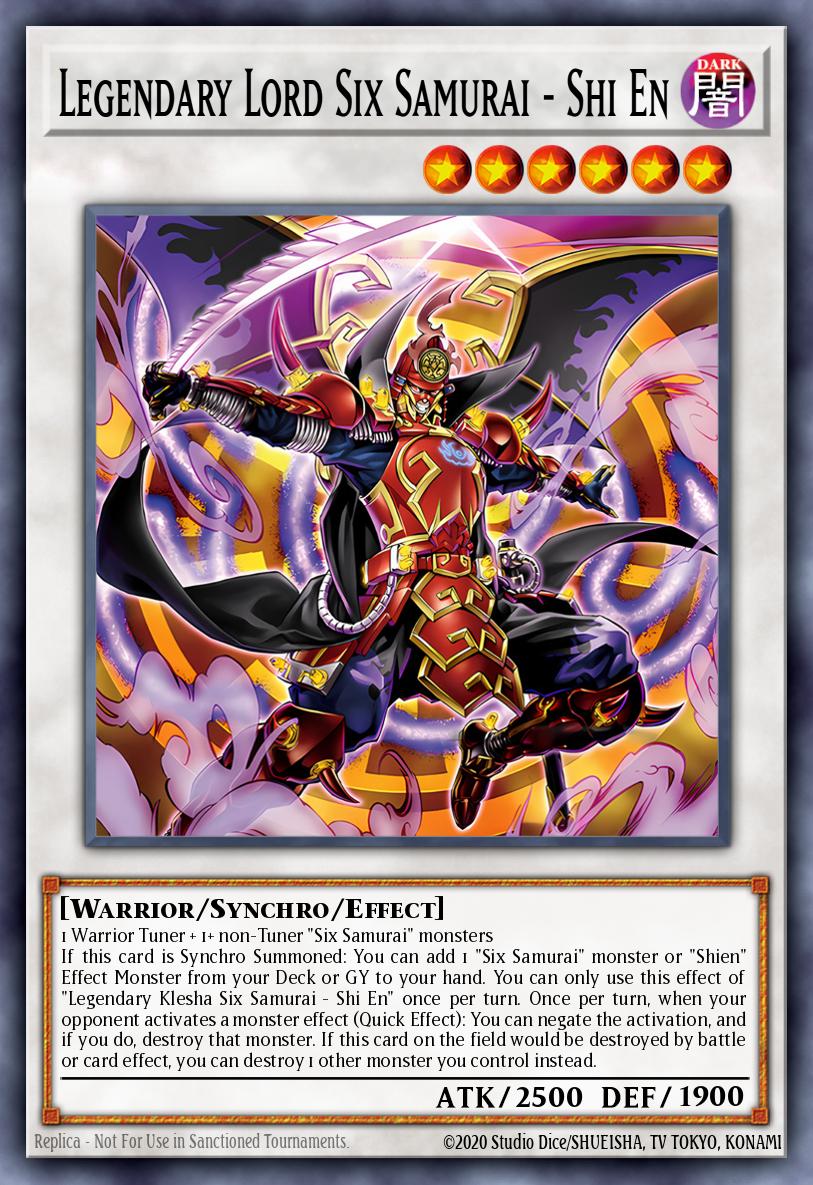 Legendary Lord Six Samurai - Shi En - ROTA-EN039 - 1st Edition - Ultra Rare