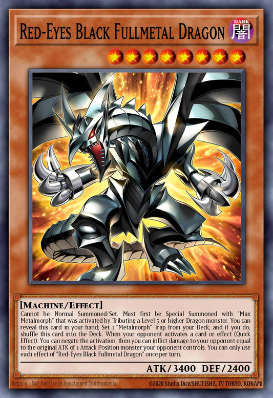 Red-Eyes Black Fullmetal Dragon - ROTA-EN005 - 1st Edition - Ultra Rare