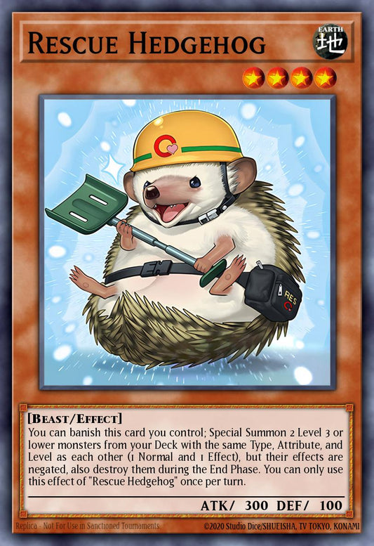 Rescue Hedgehog - ROTA-EN097 - 1st Edition - Super Rare