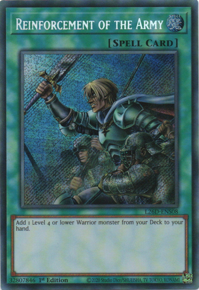 Reinforcement of the Army - L26D-ENS08 - 1st Edition - Secret Rare