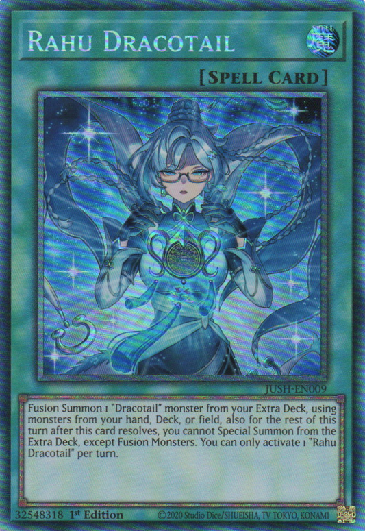 Rahu Dracotail - JUSH-EN009 - 1st Edition - Collector's Rare