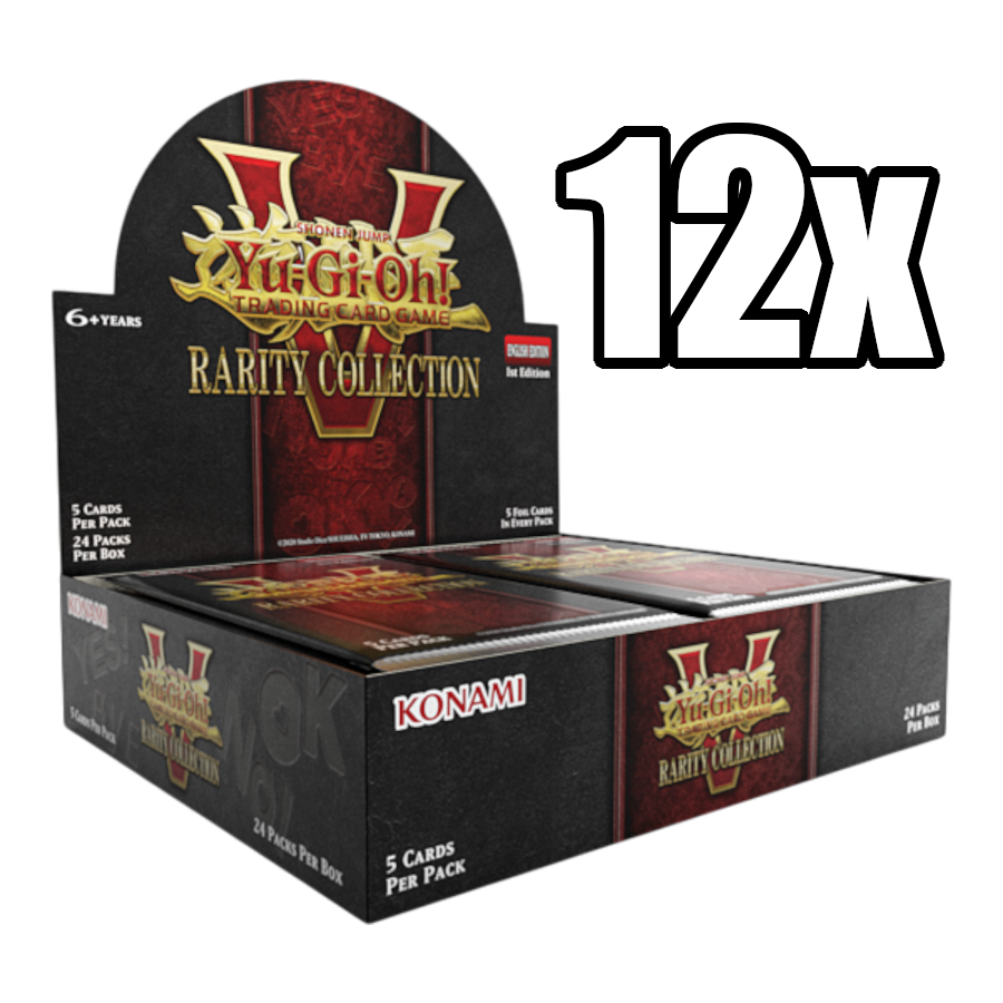 Yu-Gi-Oh Rarity Collection V Booster Case (12 Boxes) Pre-Order - Free Shipping